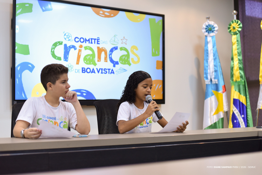 Inscrições para Comitê das Crianças de Boa Vista encerram nesta sexta-feira (6)