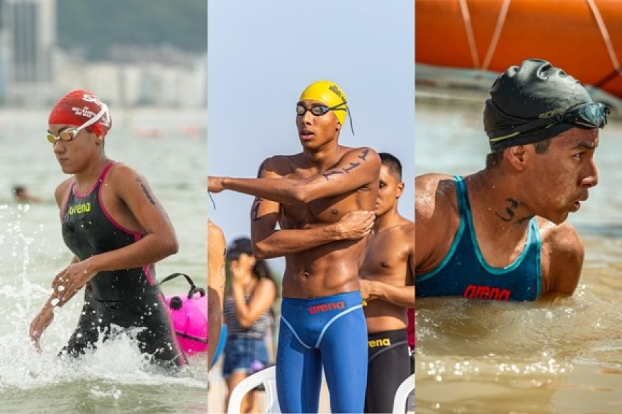 Nadadores da Aquática Marinho embarcam para o Brasileiro e Copa Brasil de Águas Abertas em busca de vaga na seleção