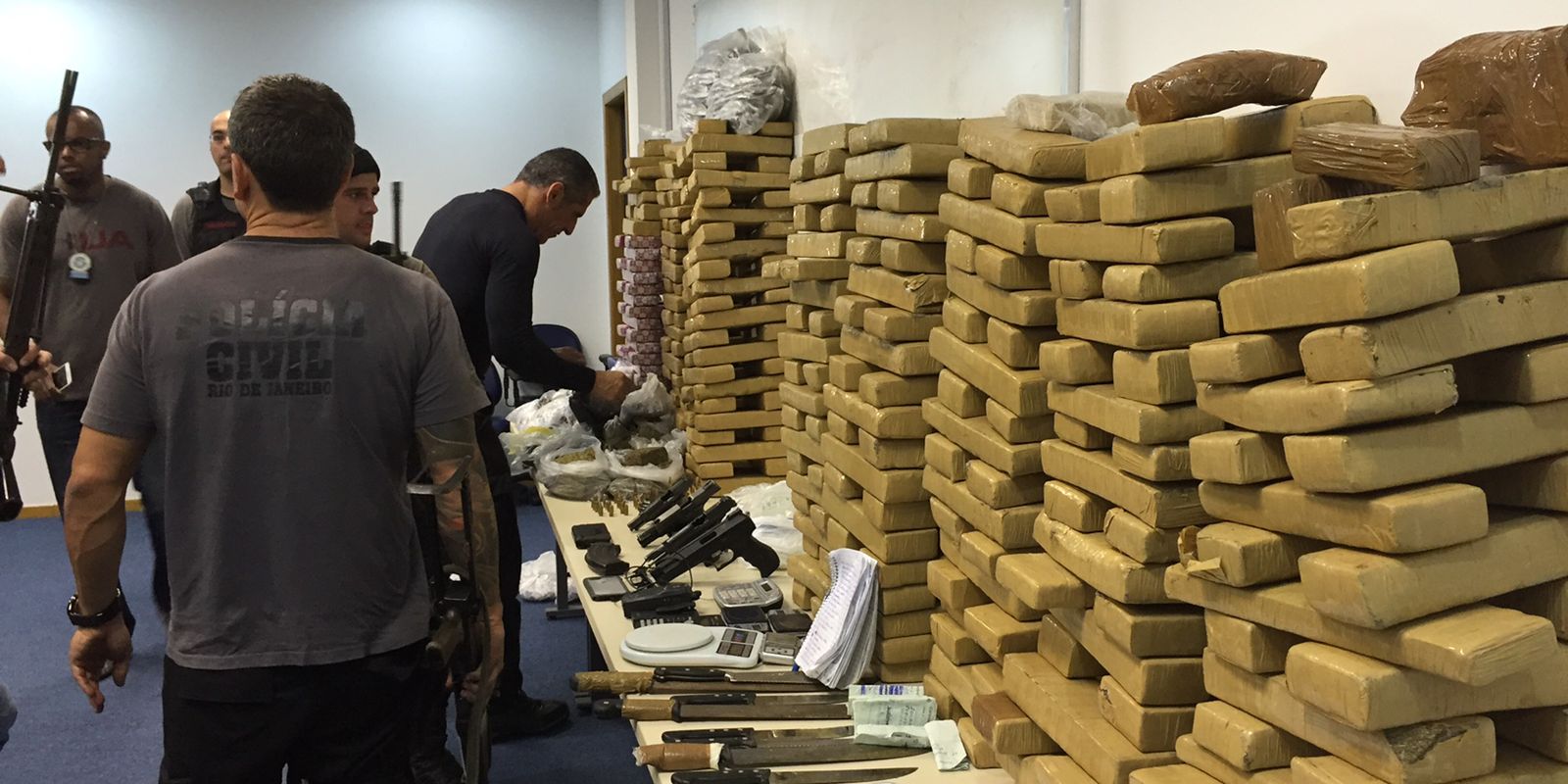 Ação policial contra organizações criminosas termina com 116 presos