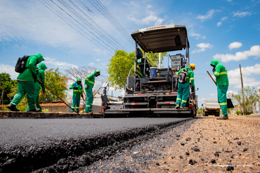 Bairro Caçari recebe 4,5 km de novo asfalto e tem ruas revitalizadas em Boa Vista