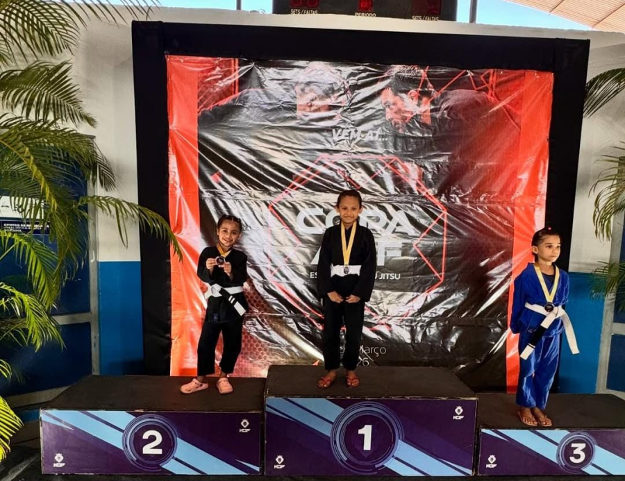 Chefinha tira prata na ARF e chega a três pódios consecutivos em menos de 5 meses praticando JJ