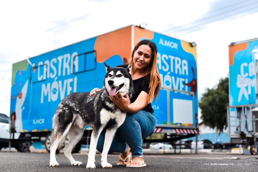 Castra Móvel atenderá cães e gatos machos do bairro Murilo Teixeira