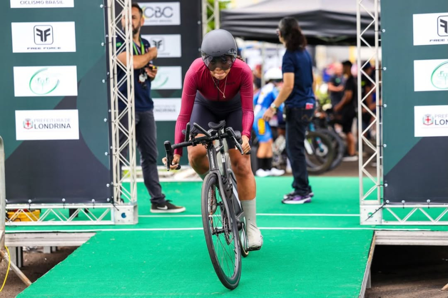Alissya Mourão é as cores de Roraima no Campeonato Brasileiro de Ciclismo, no PR