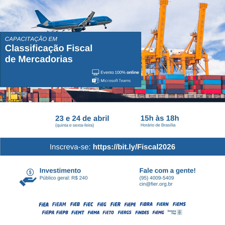 Curso online orienta profissionais sobre classificação fiscal e alerta para risco de multas no comércio exterior