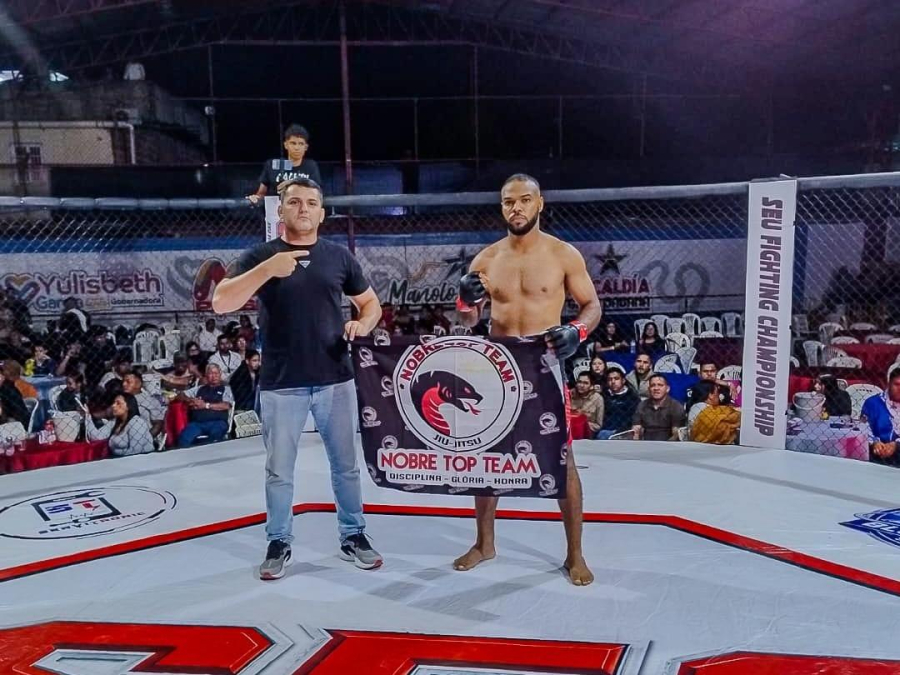 Roraimense vence estreia no SFC MMA, com nocaute em 12 segundos e homenageia esposa vítima de câncer