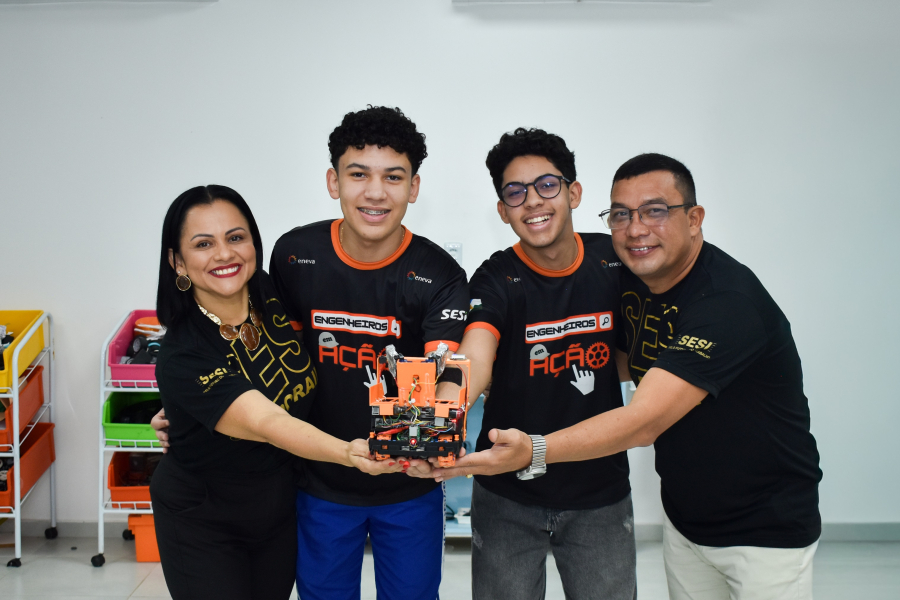 Equipe do Sesi Roraima leva Brasil à RoboCup em Portugal após vaga conquistada na OBR