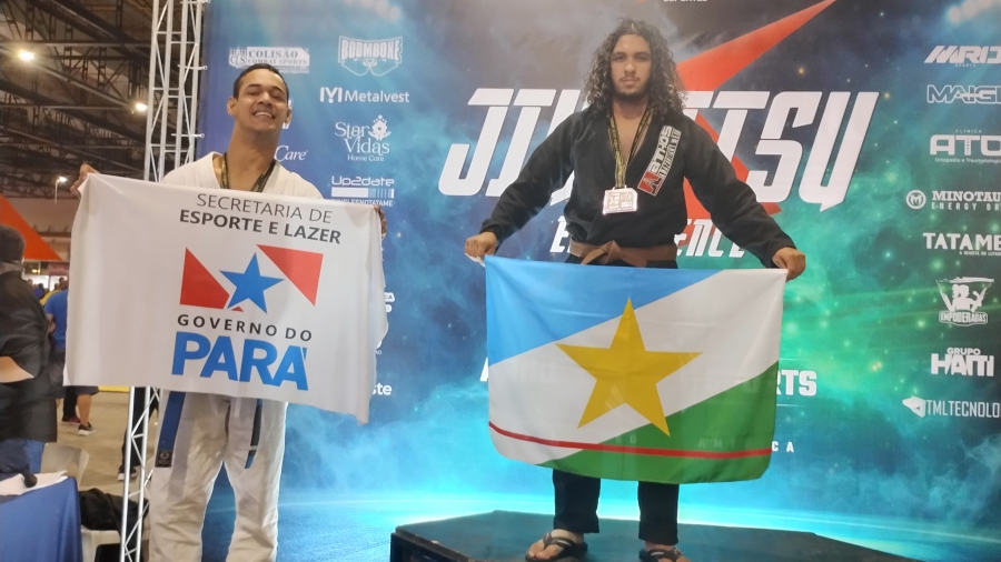 Roraimense Thiago Oliveira é ouro na categoria e bronze no absoluto da Copa Arnold de Parajiu-jitsu, em SP