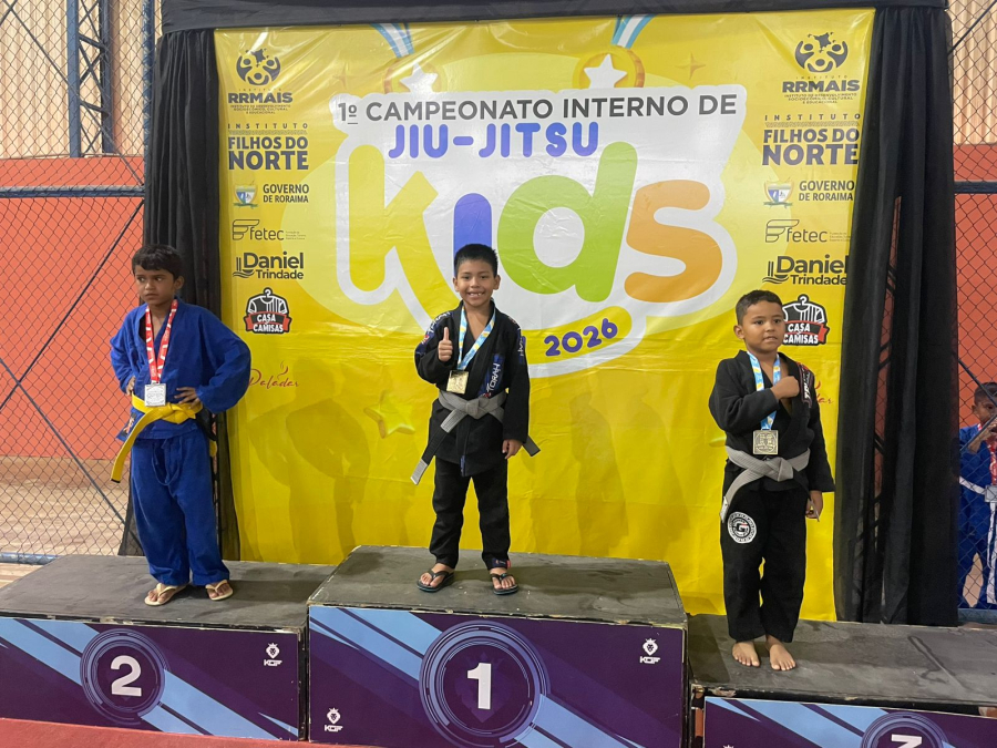 Invicto no jiu-jitsu regional, atleta de 8 anos promove feijoada beneficente para disputar Brasileiro