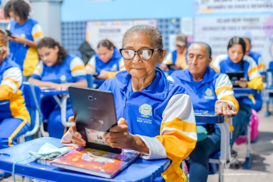 Boa Vista abre matrículas da EJA nesta terça-feira para jovens e adultos que querem retomar os estudos