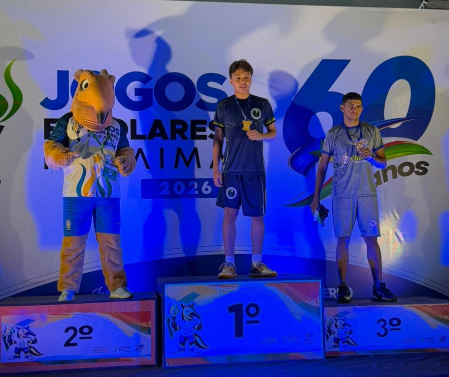 Faro de título: Clube Live TT coloca dois atletas no pódio dos Jogos Escolares de Roraima em menos de 48 horas