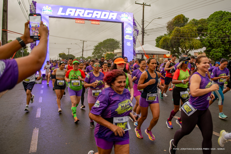 Corrida Maria da Penha abre 3 mil vagas em Boa Vista com percursos de até 5 km