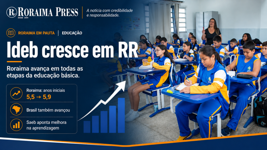 Ideb avança em todas as etapas da educação básica em Roraimação básica em Roraima