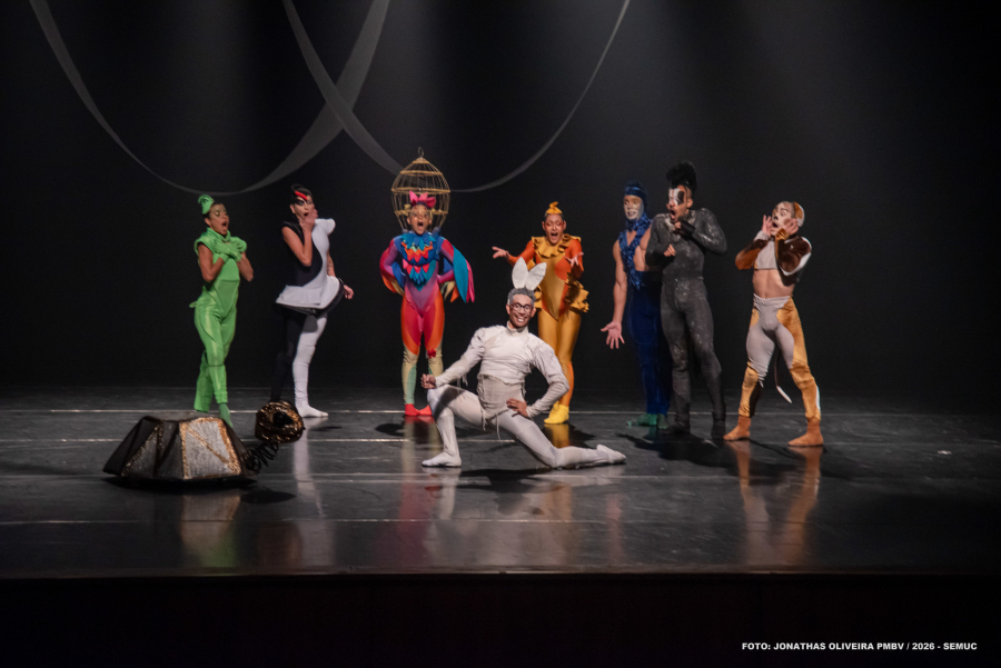 Bichos Dançantes' leva dança, fantasia e diversão para famílias no Mormaço Cultural 2026