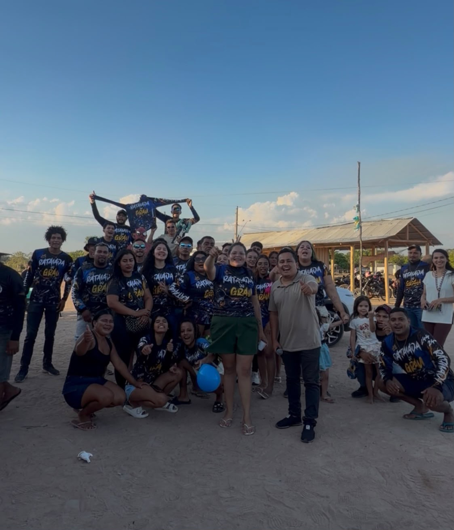 Grupo de motoqueiros 