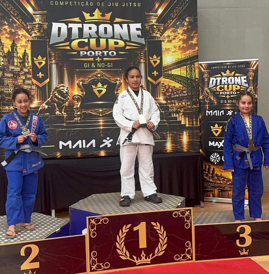 Roraimense Vava conquista medalha de ouro no DTrone Cup Porto de jiu-jitsu, em Portugal
